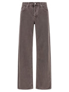 AGOLDE Low Rise Loose Jeans Purple