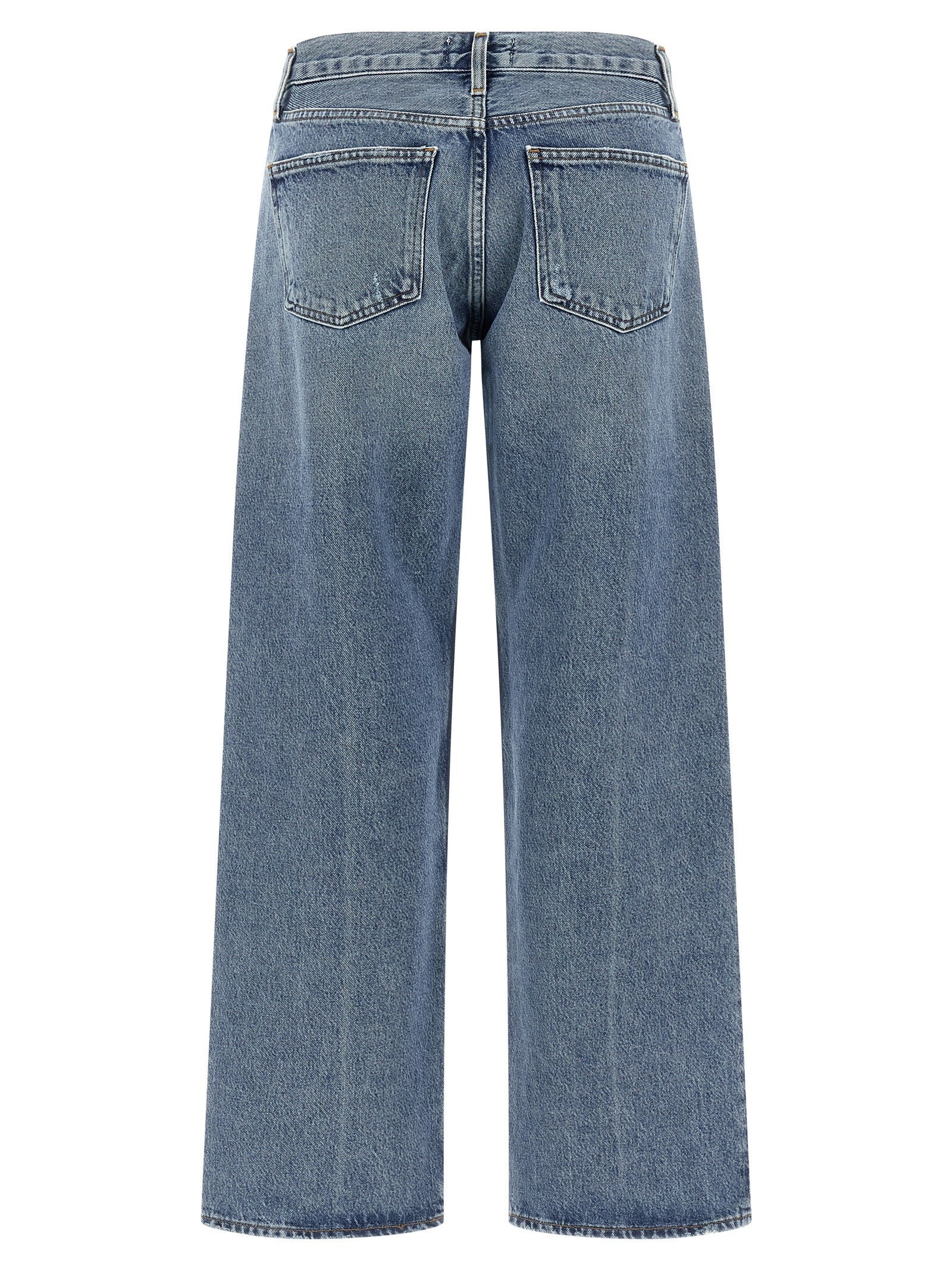 AGOLDE Low Rise Loose Jeans Blue