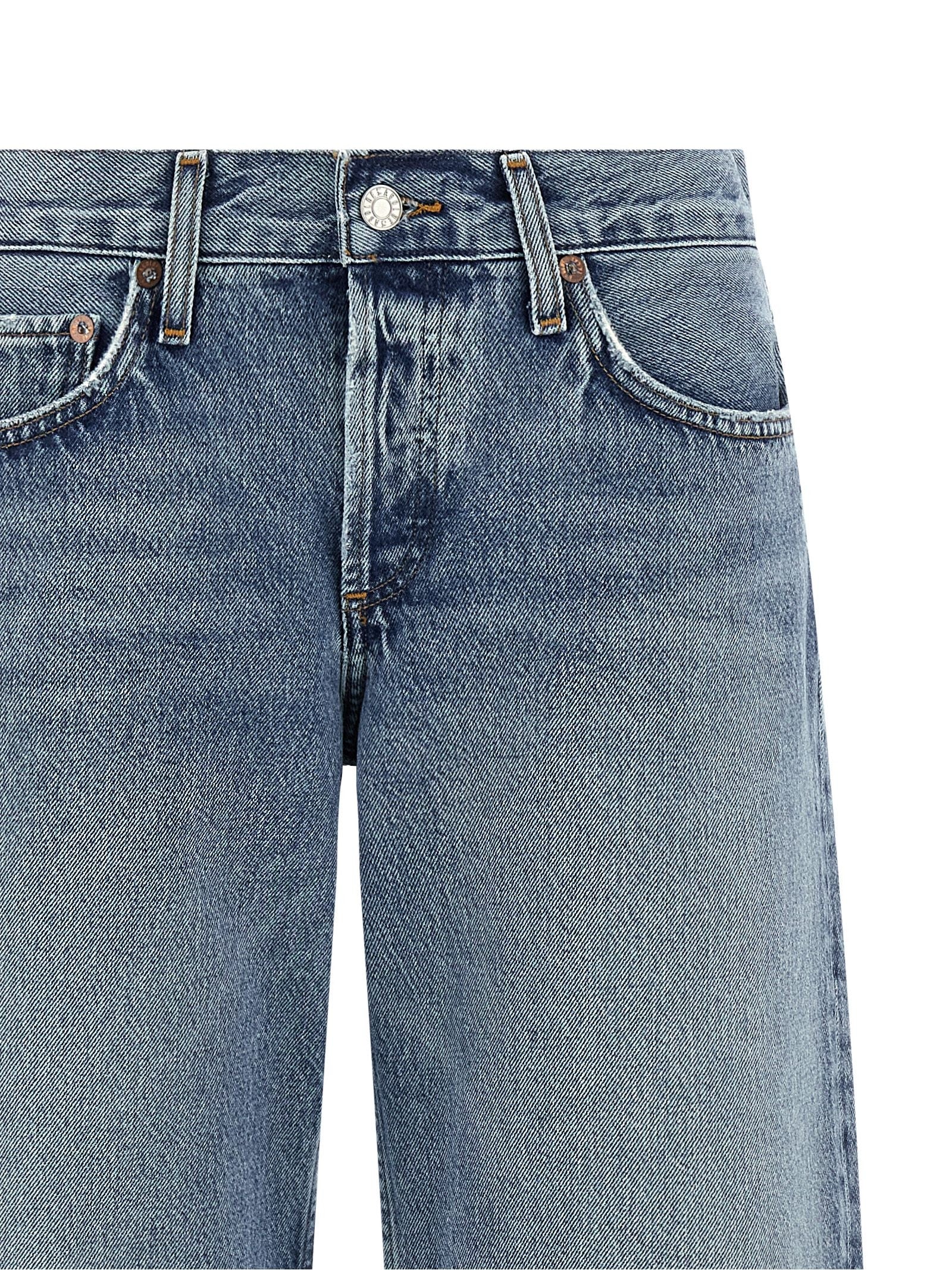 AGOLDE Low Rise Loose Jeans Blue