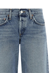 AGOLDE Low Rise Loose Jeans Blue