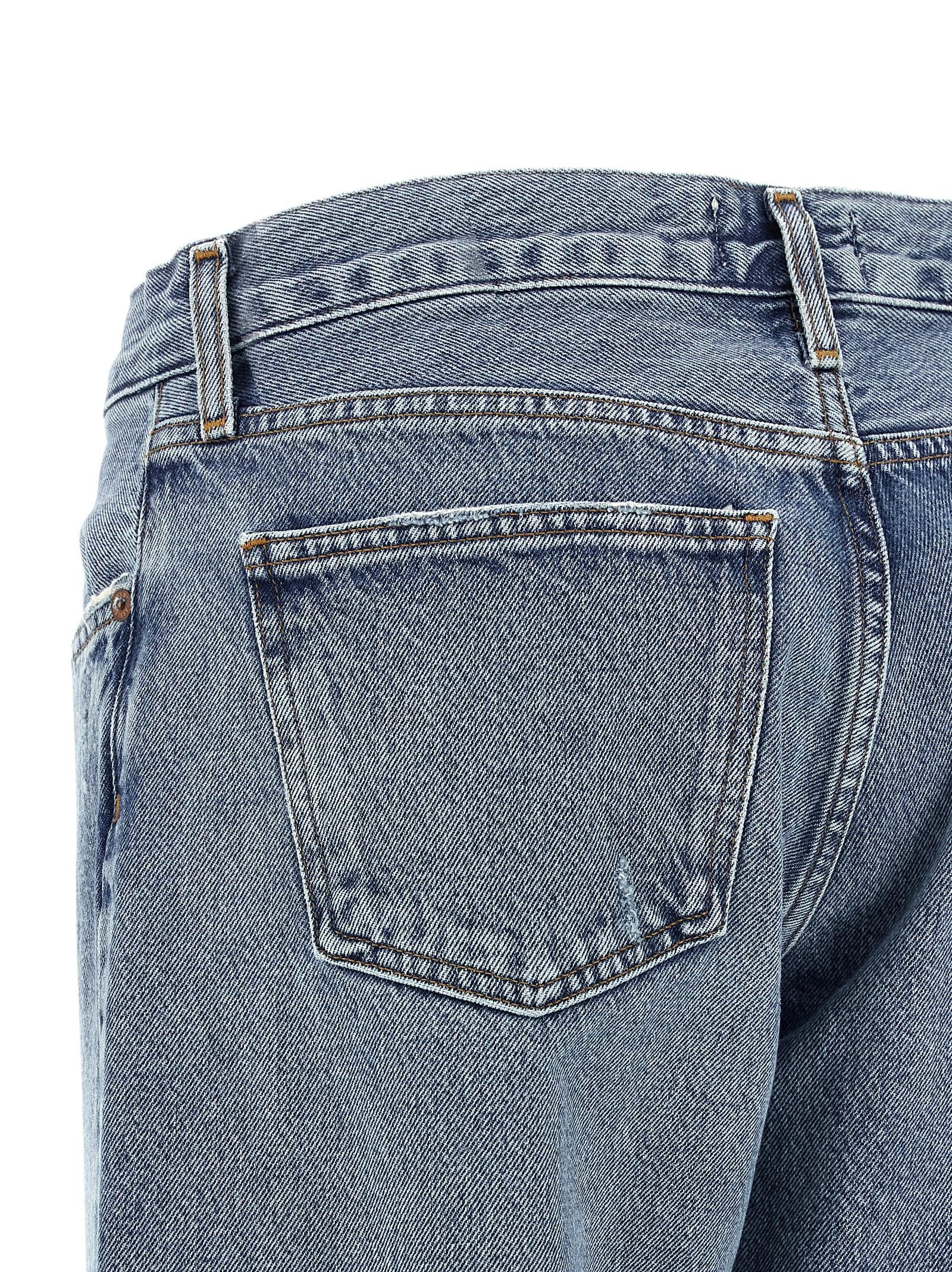 AGOLDE Low Rise Loose Jeans Blue