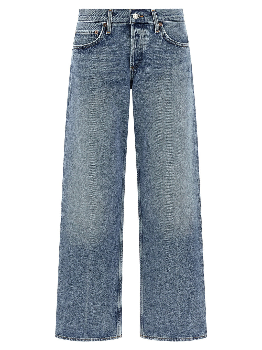 AGOLDE Low Rise Loose Jeans Blue