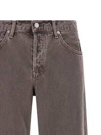 AGOLDE Low Rise Loose Jeans Purple