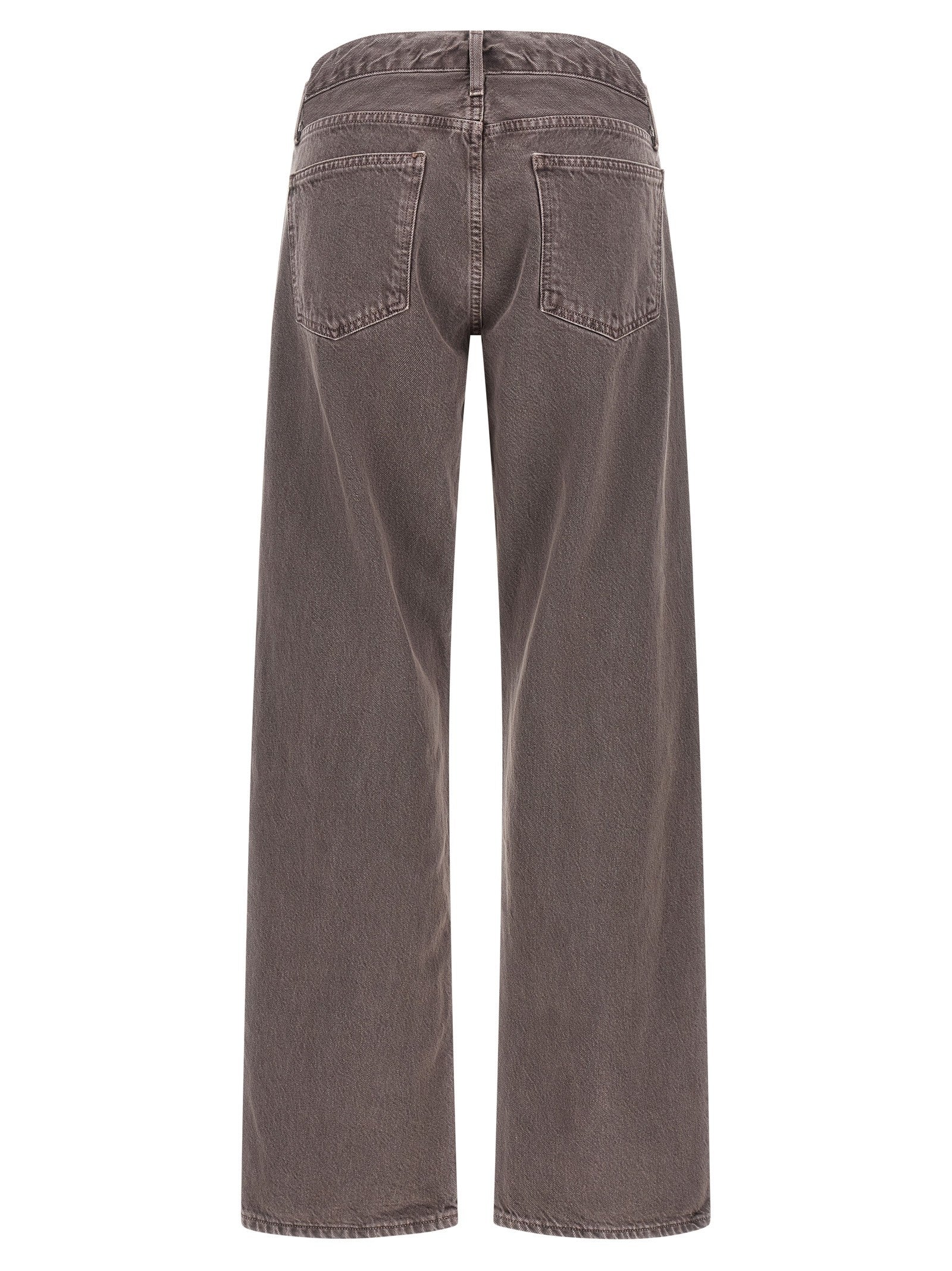 AGOLDE Low Rise Loose Jeans Purple