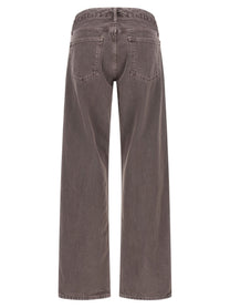 AGOLDE Low Rise Loose Jeans Purple