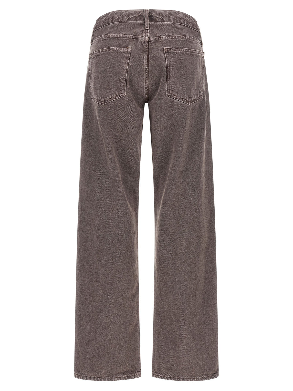 AGOLDE Low Rise Loose Jeans Purple, view 2