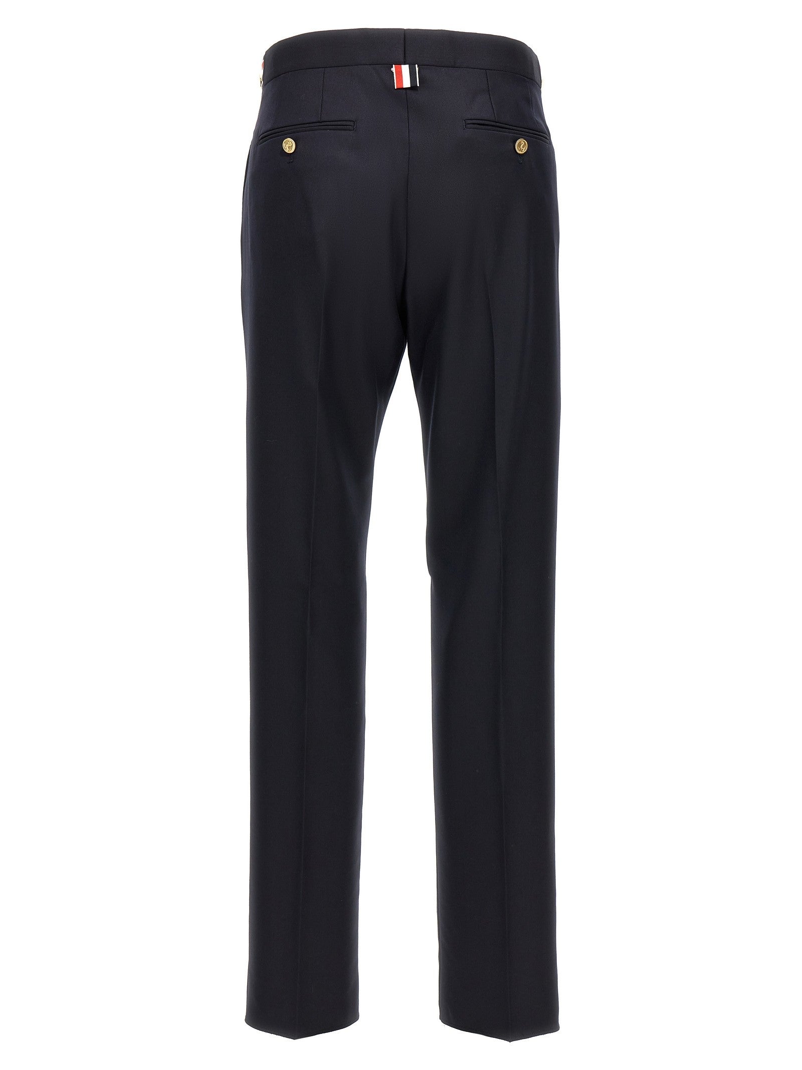 Thom Browne Low Rise Pants Blue