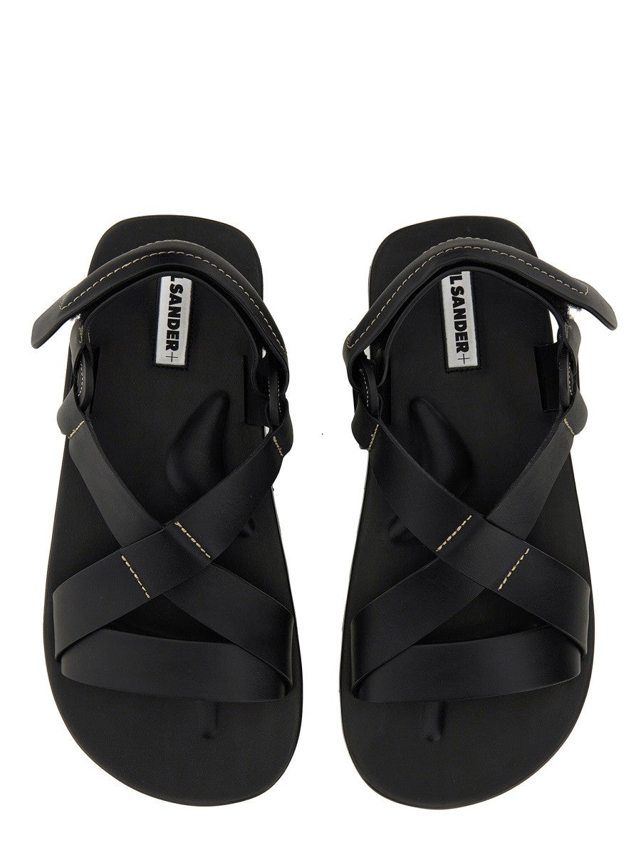 Jil Sander Men's Low Sandal Black, view 4