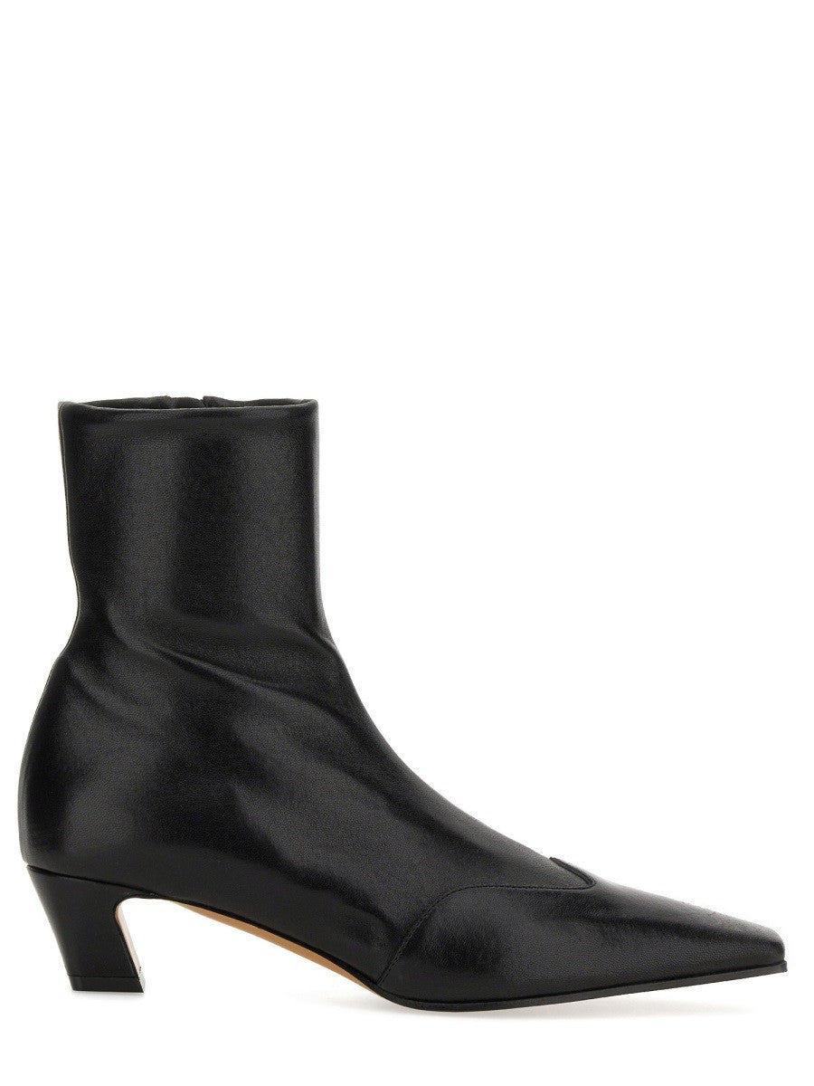Khaite Women's Low Stretch Boot Nevada Black