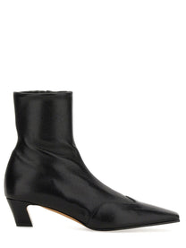 Khaite Women's Low Stretch Boot Nevada Black