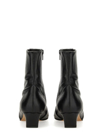 Khaite Women's Low Stretch Boot Nevada Black