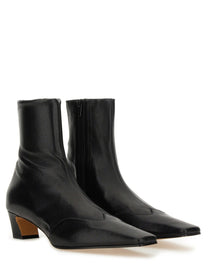 Khaite Women's Low Stretch Boot Nevada Black