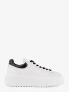 Hogan Women's Low Top Leather Stripes Sneakers White