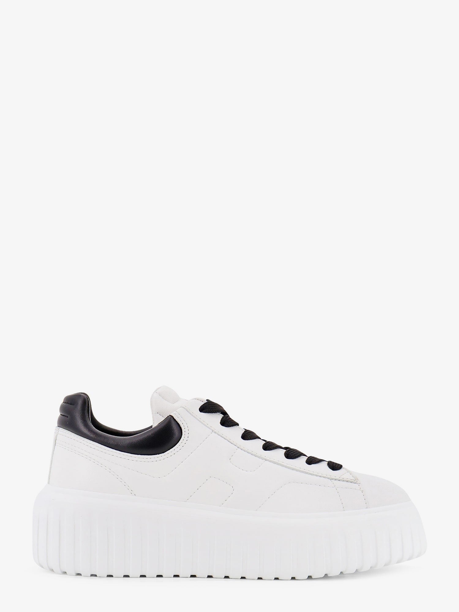 Hogan Women's Low Top Leather Stripes Sneakers White