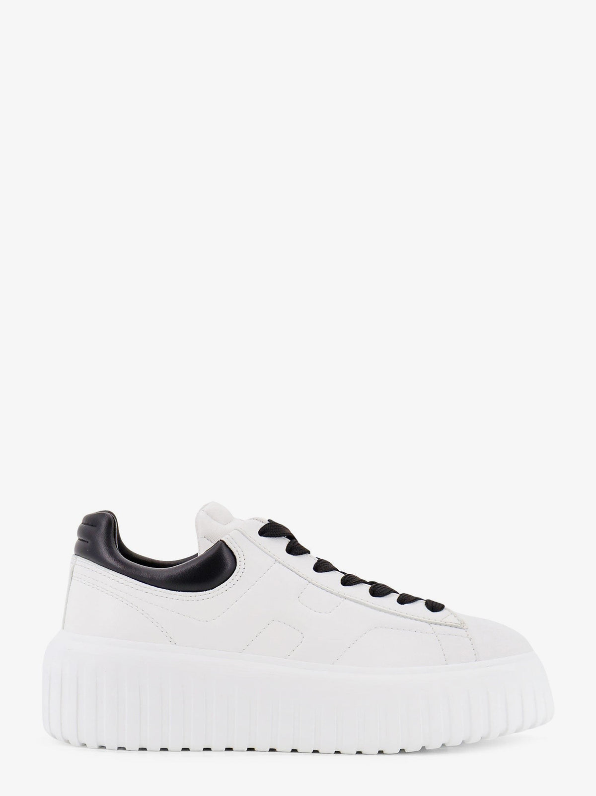 Hogan Women's Low Top Leather Stripes Sneakers White