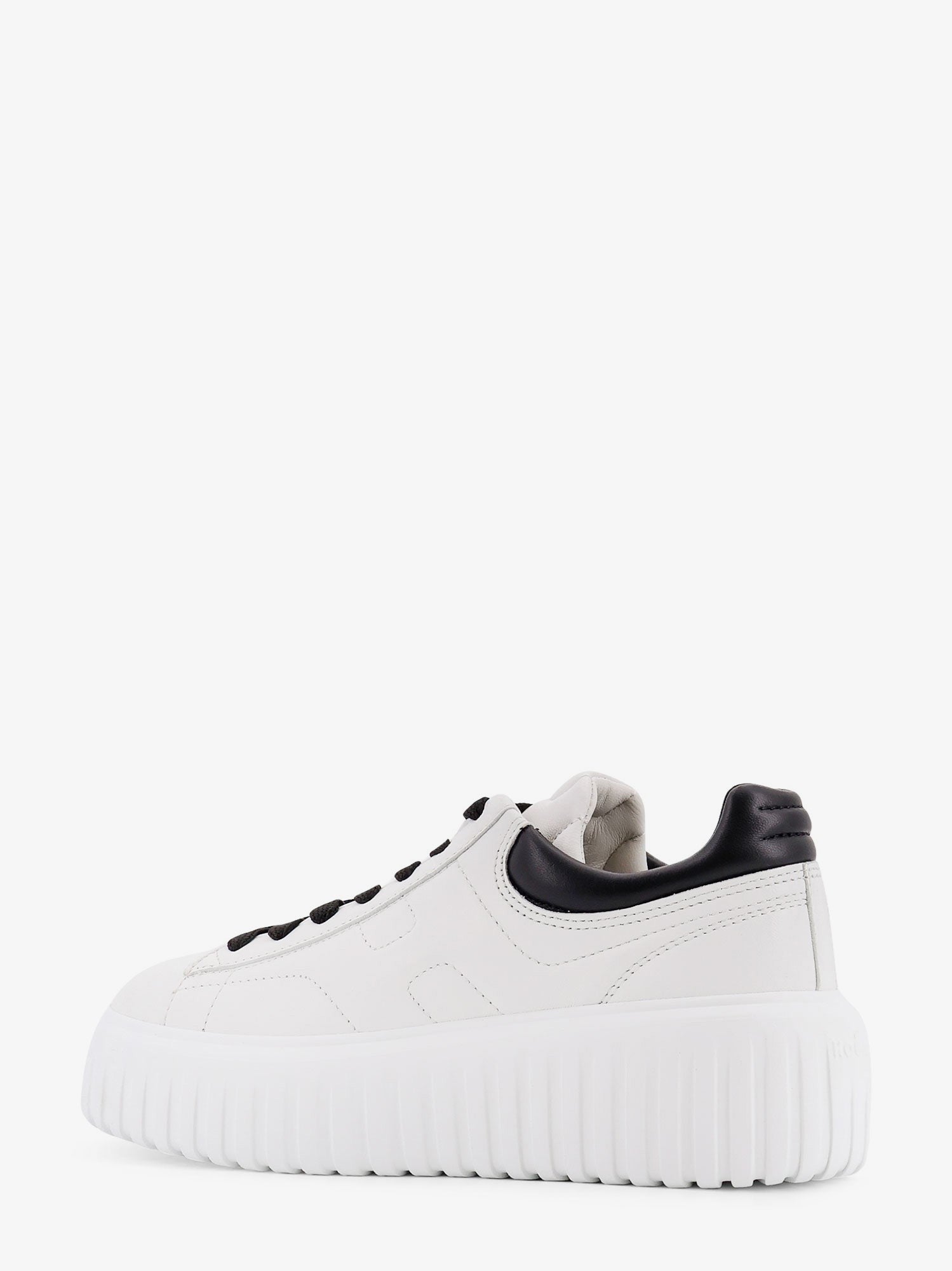 Hogan Women's Low Top Leather Stripes Sneakers White