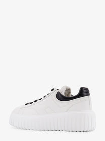 Hogan Women's Low Top Leather Stripes Sneakers White