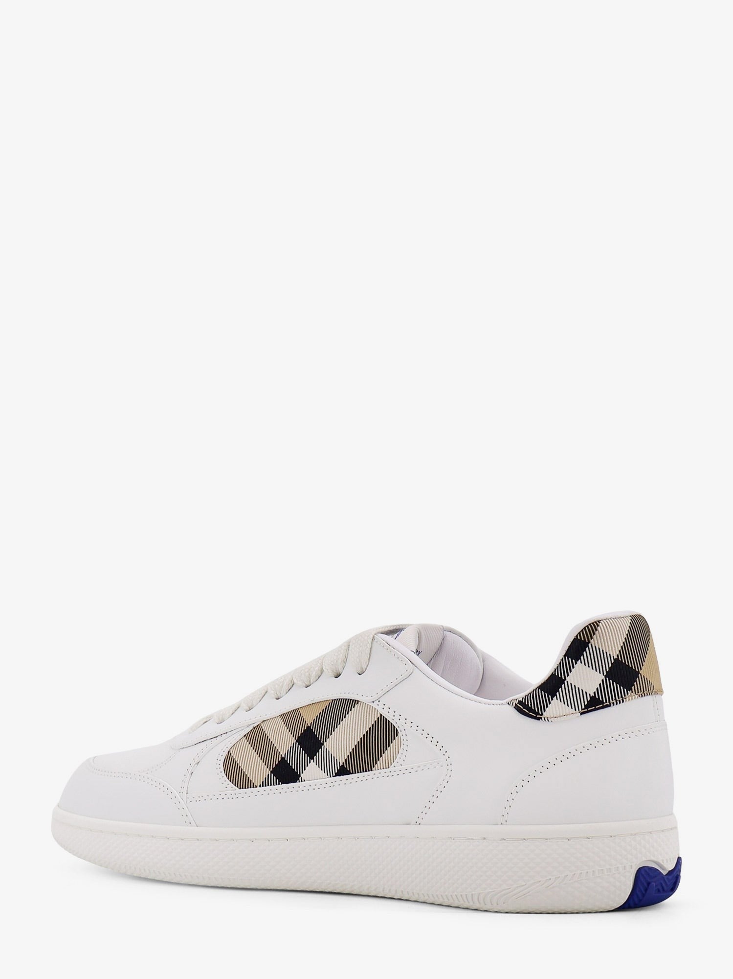 Burberry Men's Low Top Leather Sneakers White
