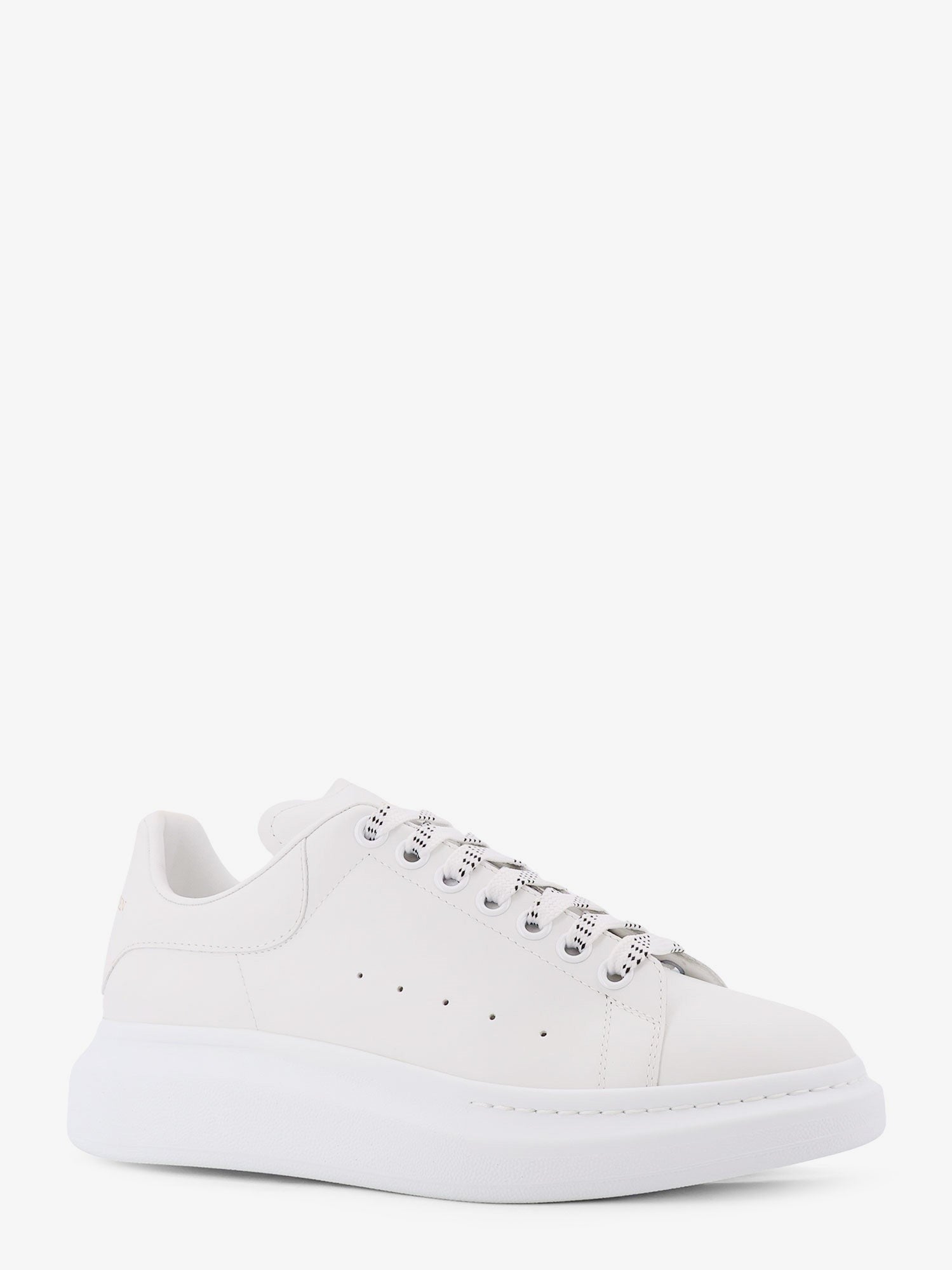 Alexander McQueen Men's Low Top Leather Sneakers White