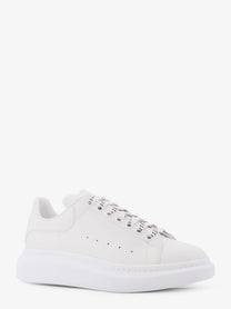 Alexander McQueen Men's Low Top Leather Sneakers White
