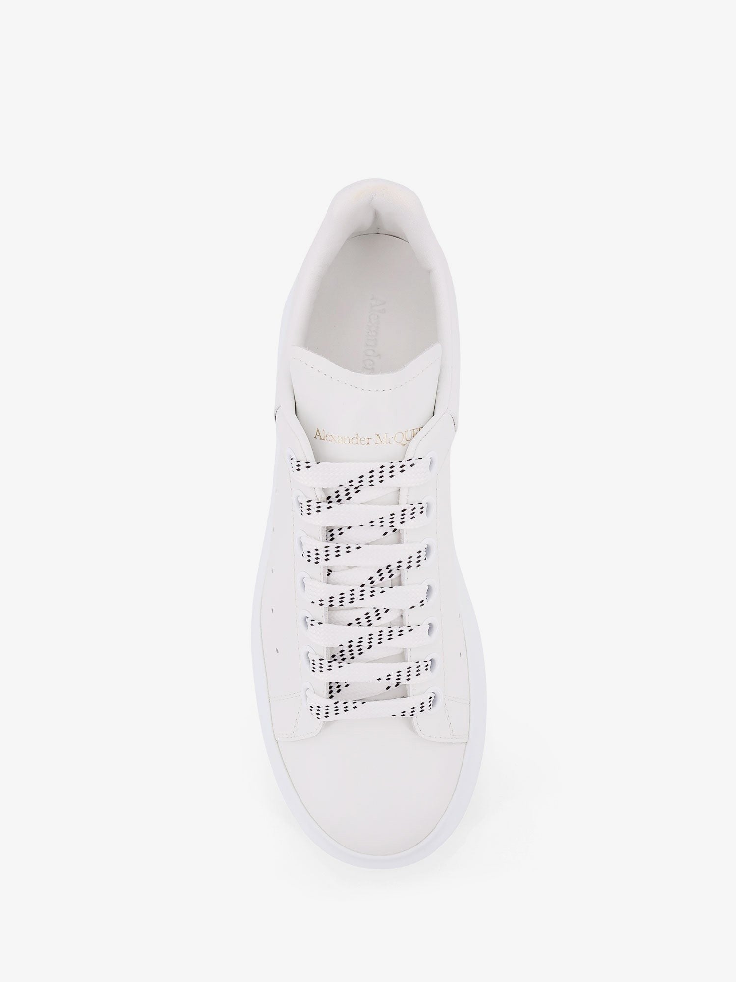 Alexander McQueen Men's Low Top Leather Sneakers White