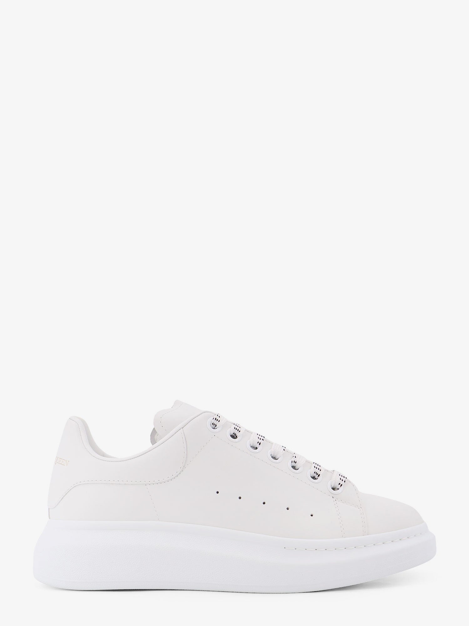 Alexander McQueen Men's Low Top Leather Sneakers White