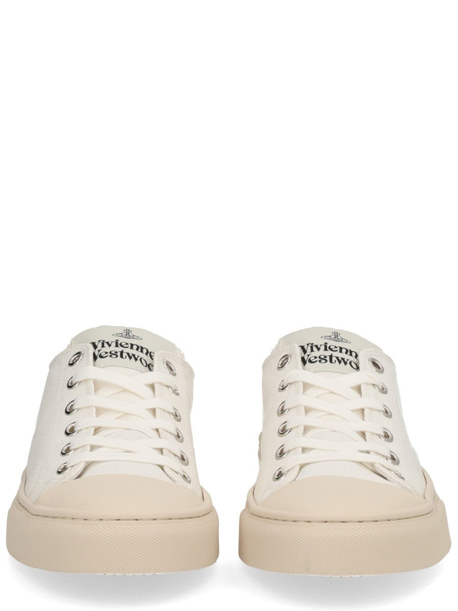 Vivienne Westwood Women's Low Top Plimsoll Sneaker White