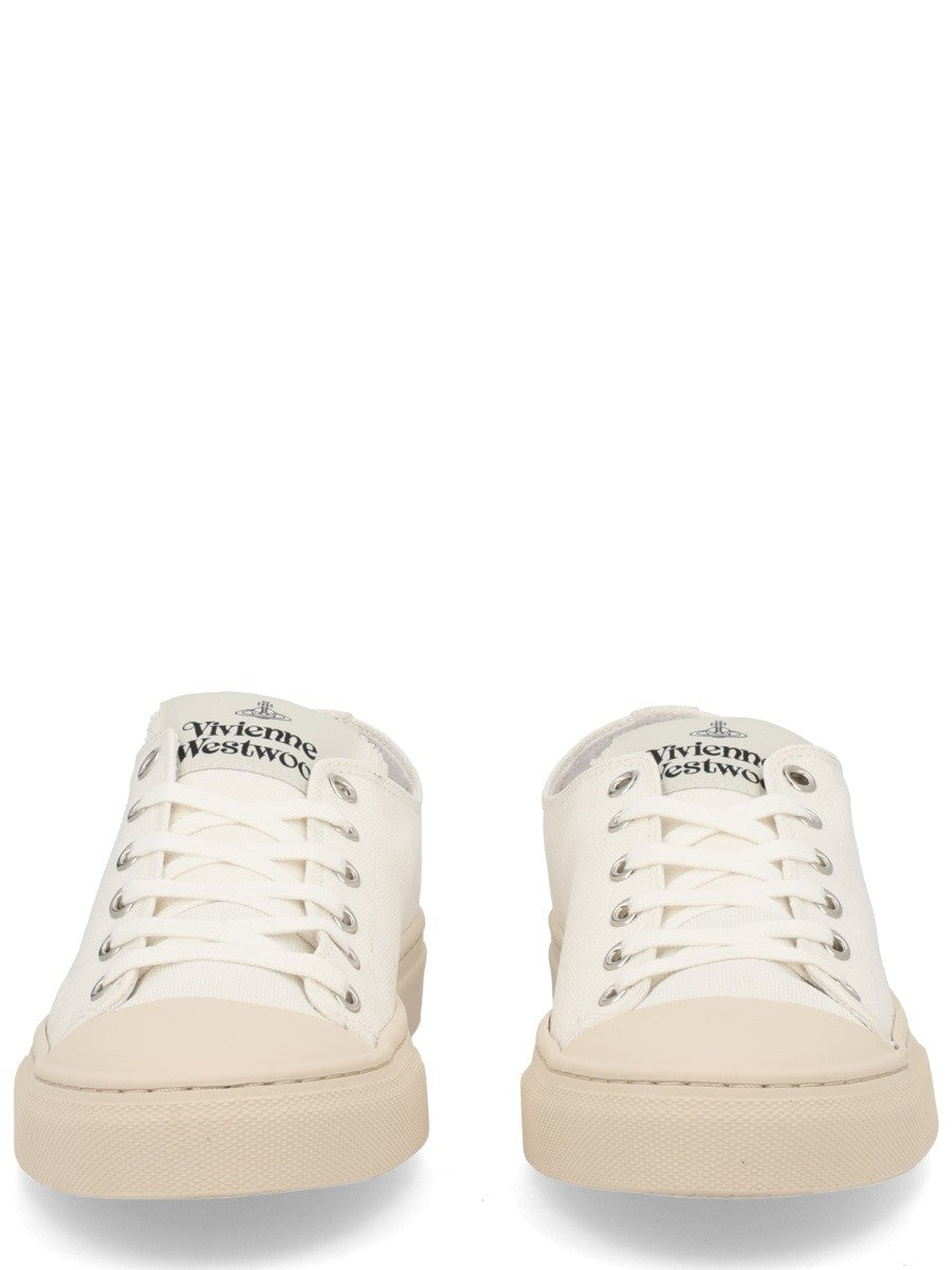 Vivienne Westwood Women's Low Top Plimsoll Sneaker White