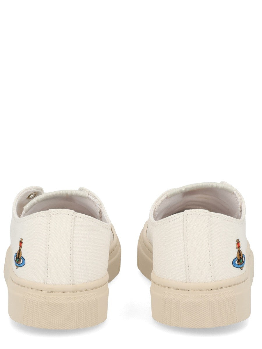 Vivienne Westwood Women's Low Top Plimsoll Sneaker White