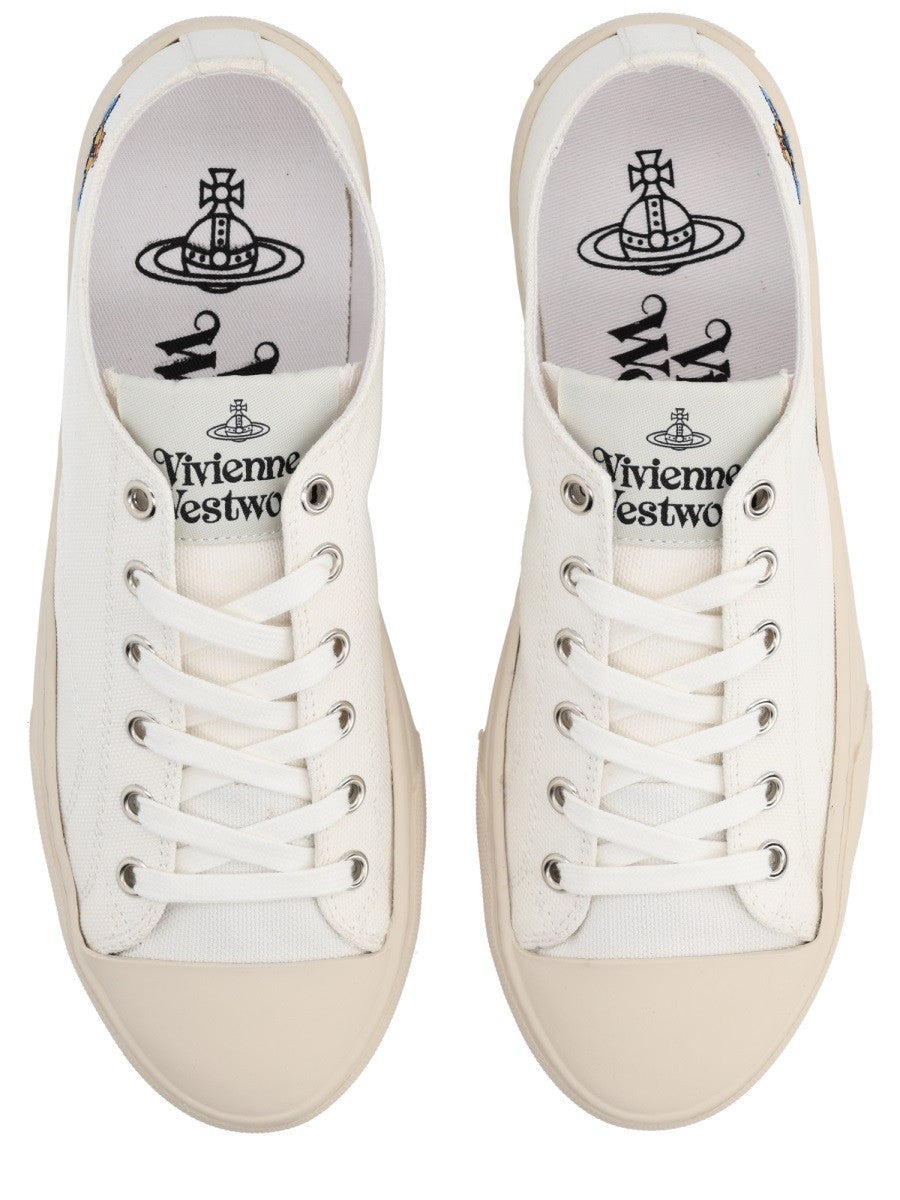 Vivienne Westwood Women's Low Top Plimsoll Sneaker White