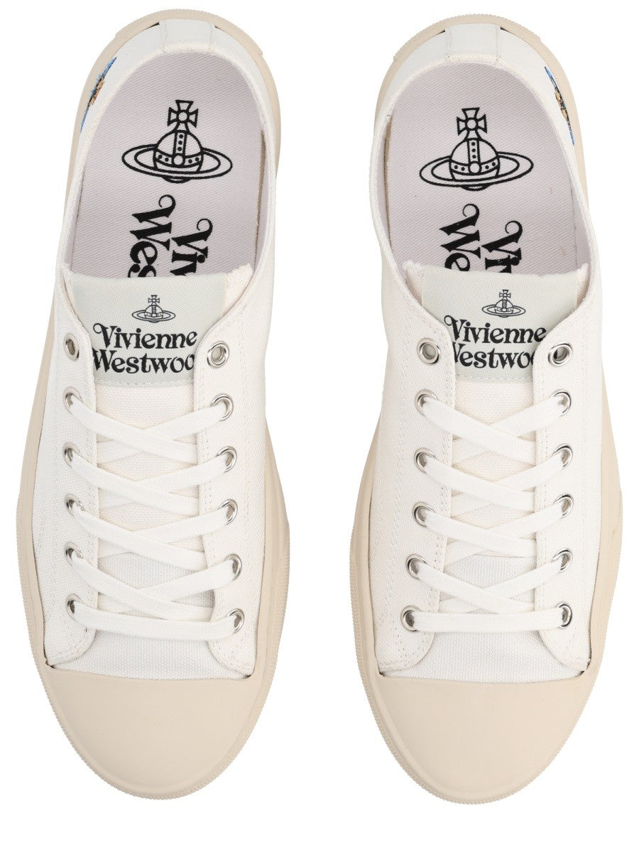 Vivienne Westwood Women's Low Top Plimsoll Sneaker White