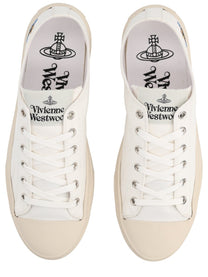 Vivienne Westwood Women's Low Top Plimsoll Sneaker White