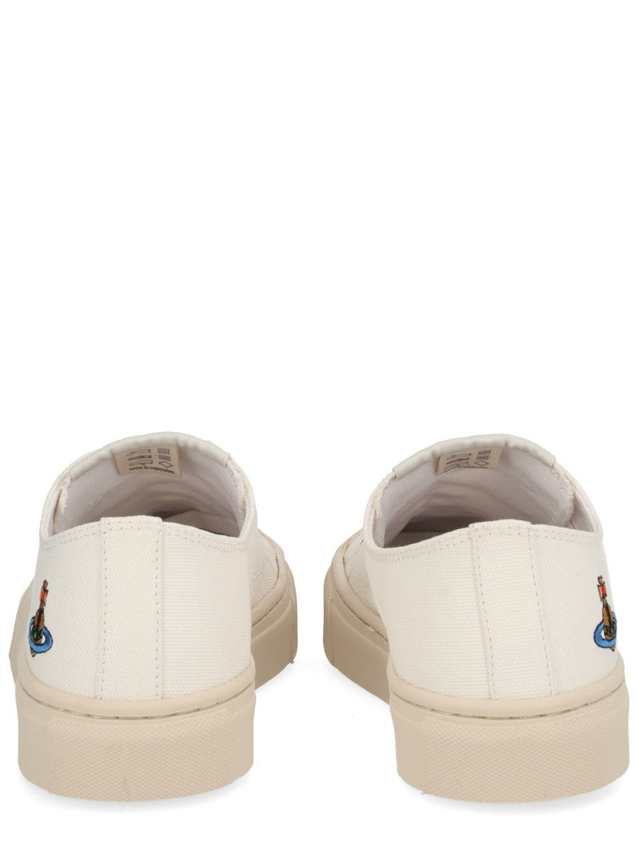 Vivienne Westwood Women's Low Top Plimsoll Sneaker White