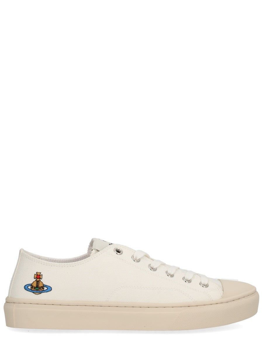 Vivienne Westwood Women's Low Top Plimsoll Sneaker White