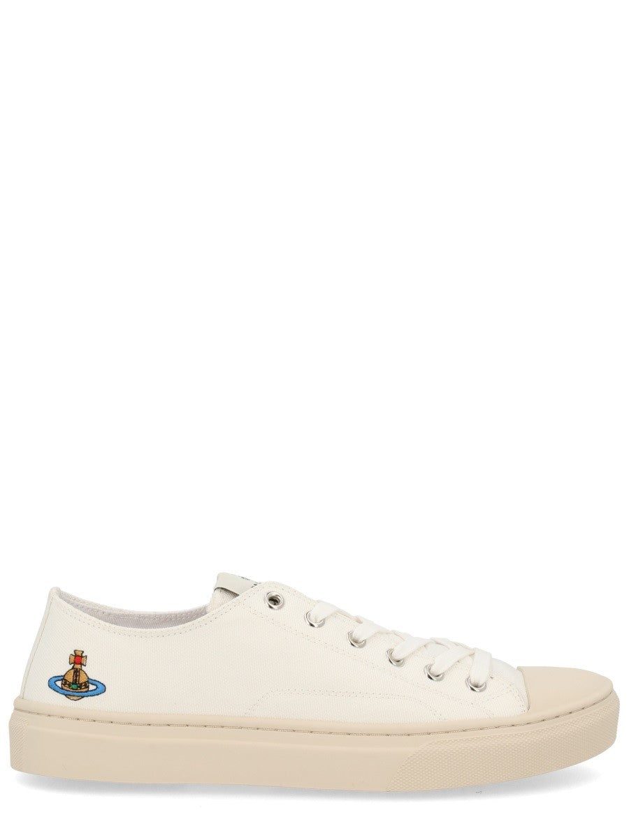 Vivienne Westwood Women's Low Top Plimsoll Sneaker White