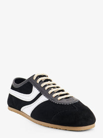 Dries Van Noten Women's Low Top Suede Sneakers Black