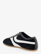 Dries Van Noten Women's Low Top Suede Sneakers Black, view 3