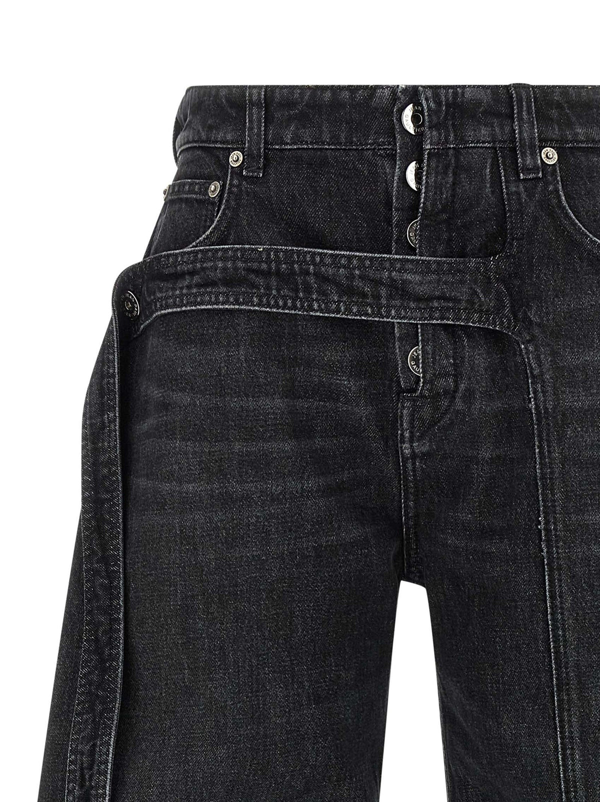 Jean Paul Gaultier Low Waist Jeans Black