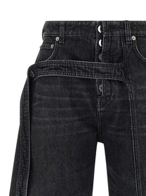 Jean Paul Gaultier Low Waist Jeans Black