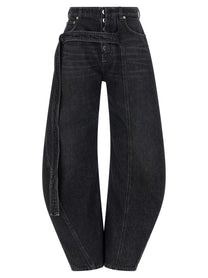Jean Paul Gaultier Low Waist Jeans Black