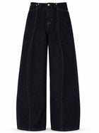 Sportmax Women's Low Waist over Pants Blue