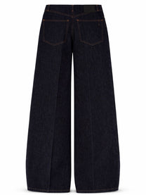 Sportmax Women's Low Waist over Pants Blue