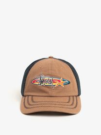 Stussy Men's LP Oval Star Cotton Baseball Hat Brown
