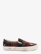 Vans Men's LS Classic Slip on Sneakers Red