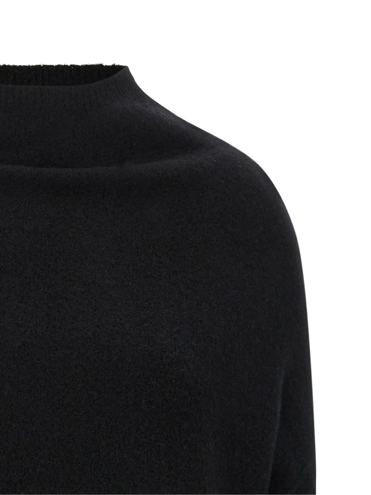 Rick Owens Ls Crater Sweater Black, view 3