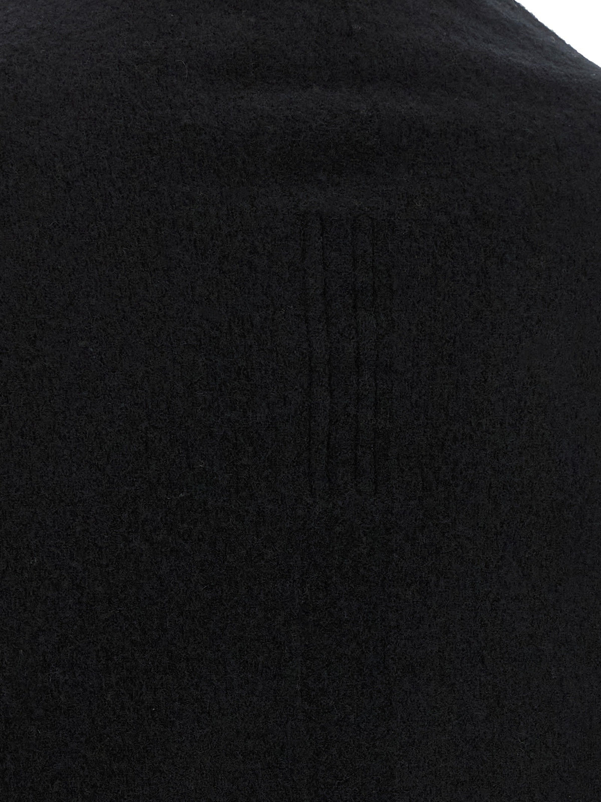 Rick Owens Ls Crater Sweater Black, view 4
