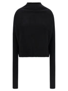 Rick Owens Ls Crater Sweater Black