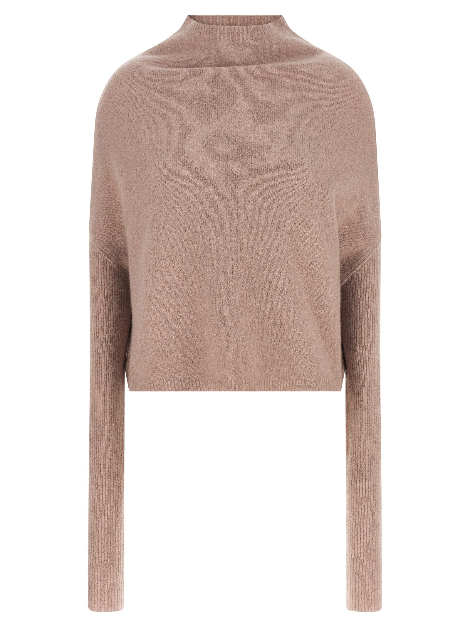 Rick Owens Ls Crater Sweater Blue