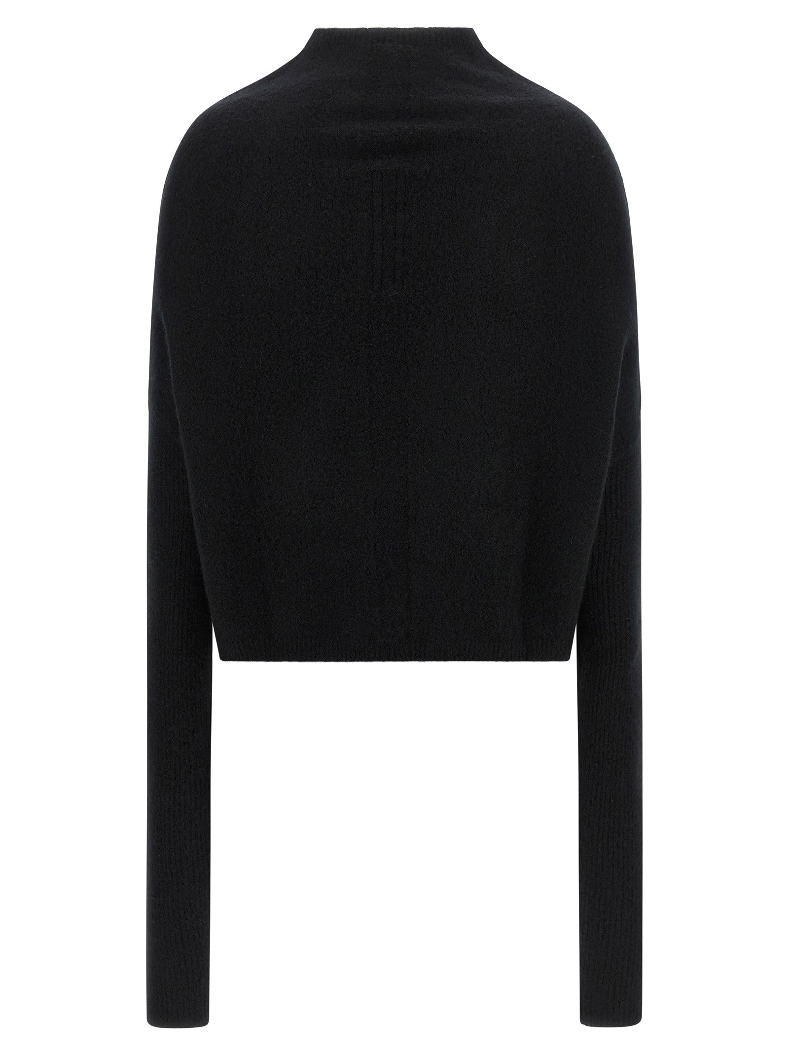 Rick Owens Ls Crater Sweater Black