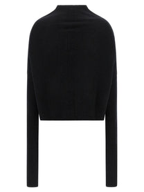 Rick Owens Ls Crater Sweater Black